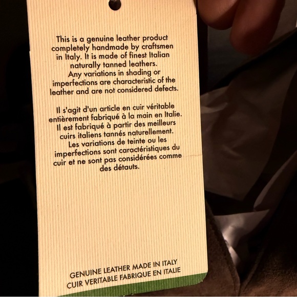 Divina Firenze Suede Fringe Hobo Bag Brown Made in Italy NWT - Picture 9 of 12